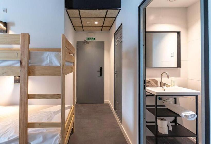共用房间的床, Ekoos Hostel, Bilbao Eko Hostel