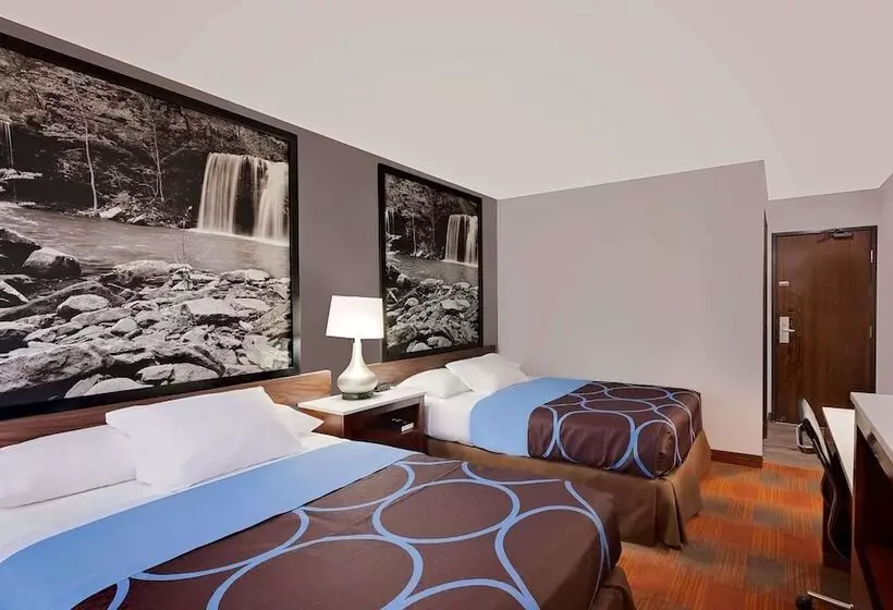 اتاق استاندارد با 2 تخت دوبل, Super 8 By Wyndham Fayetteville