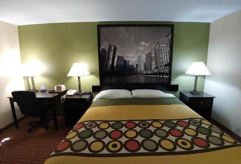 장애인을 위한 스탠다드 룸, Super 8 By Wyndham Dekalb Il