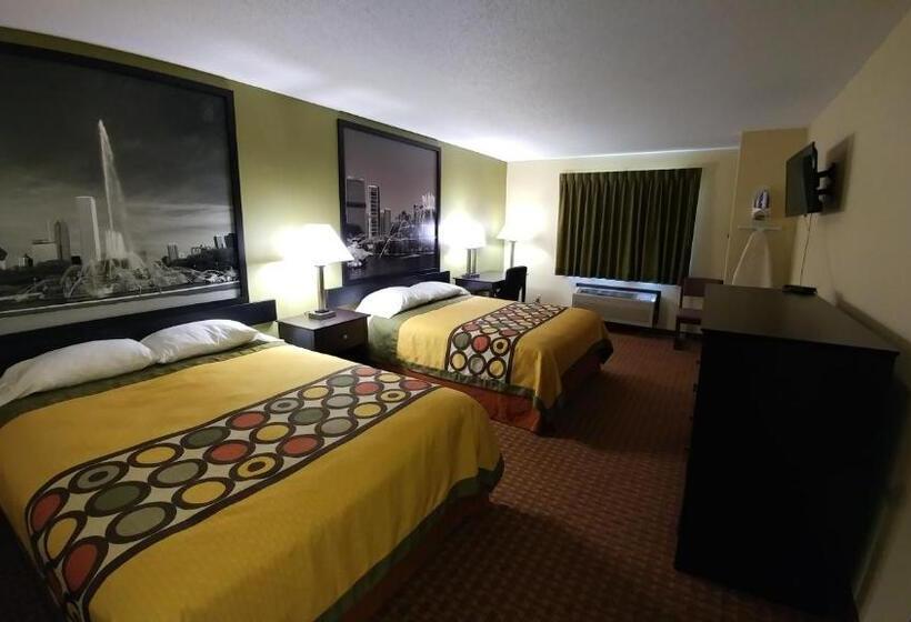 장애인을 위한 스탠다드 룸, Super 8 By Wyndham Dekalb Il
