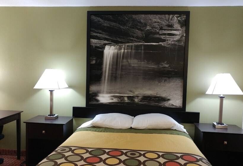 장애인을 위한 스탠다드 룸, Super 8 By Wyndham Dekalb Il