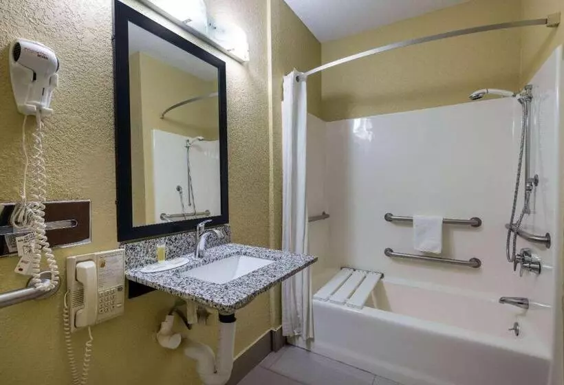 身障者適用キングサイズベッドルーム, Super 8 By Wyndham Nixa/springfield Area