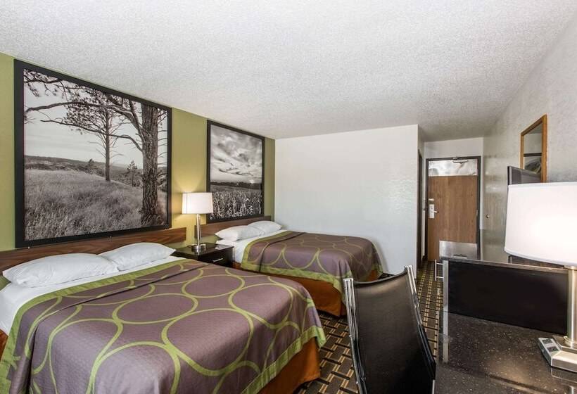 غرفه قياسيه سريرين مزدوجين, Super 8 By Wyndham Wayne