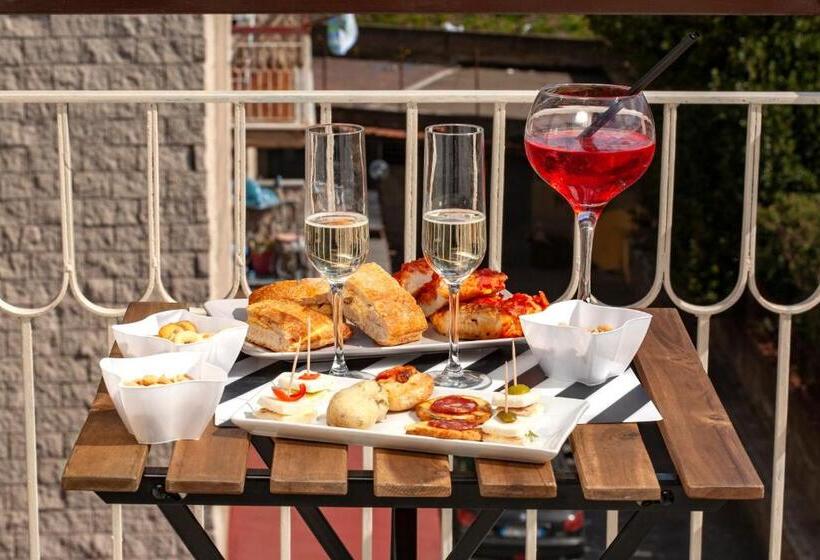 스탠다드 룸 킹사이즈 침대, B&b Relax In Pompei