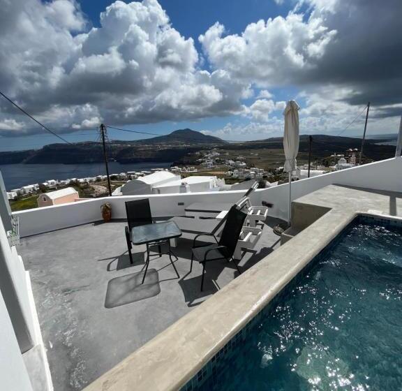 اتاق لوکس با چشم‌انداز دریا, Pancratium Villas & Suites