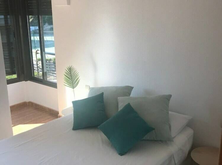 침실 2개 바다 전망 아파트, First Line Beach Apartment Alicante
