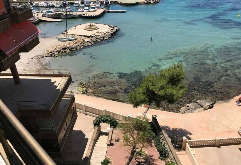 침실 2개 바다 전망 아파트, First Line Beach Apartment Alicante