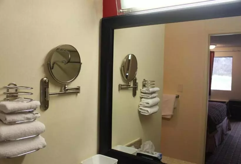 キングサイズベッドのスタンダードルーム, Americas Best Value Inn   Fredericksburg North