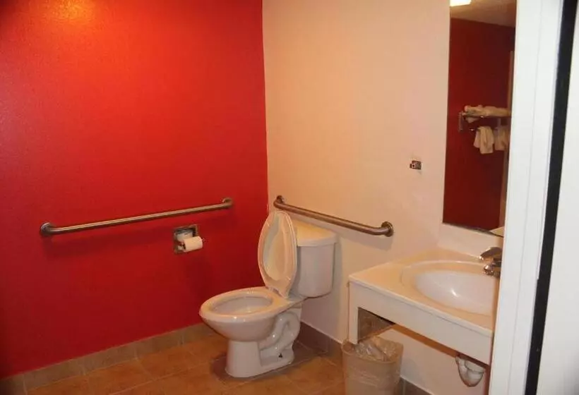 身障者適用キングサイズベッドルーム, Americas Best Value Inn   Fredericksburg North