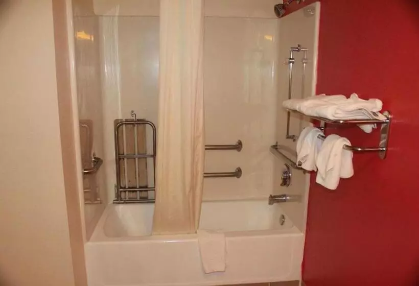 身障者適用キングサイズベッドルーム, Americas Best Value Inn   Fredericksburg North
