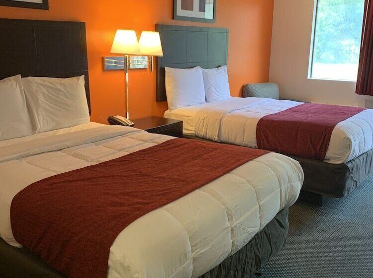 带2个双人床的标准工作室, Americas Best Value Inn Fredericksburg North