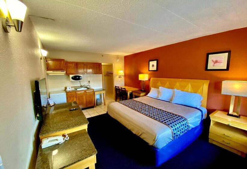 스탠다드 룸 킹사이즈 침대, Breeze Inn & Suites, Virginia Beach