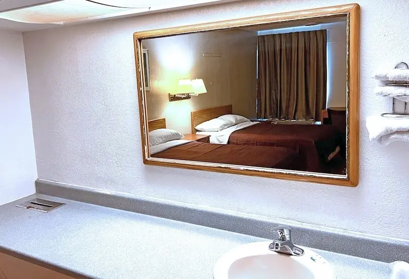 ２ダブルベッドのスタンダードルーム, Thunderbird Motel Hillsboro