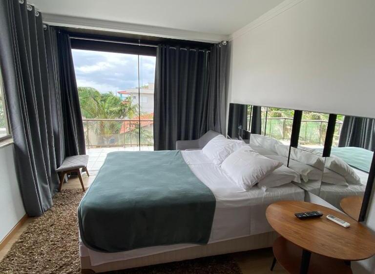 جناح مزوَّد بشرفة, Pousada Casa Da Praia