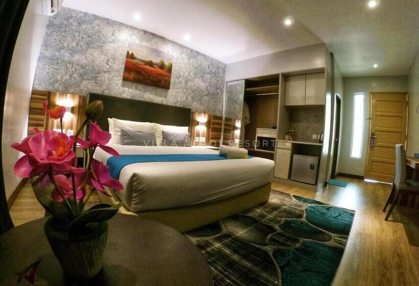 带大床的豪华间, Villa Abadi Resort