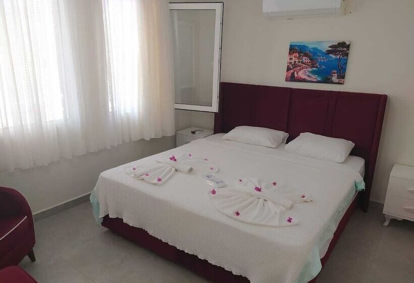 חדר סטנדרט עם טרסה, Bucak Apart Hotel Göcek & Beach