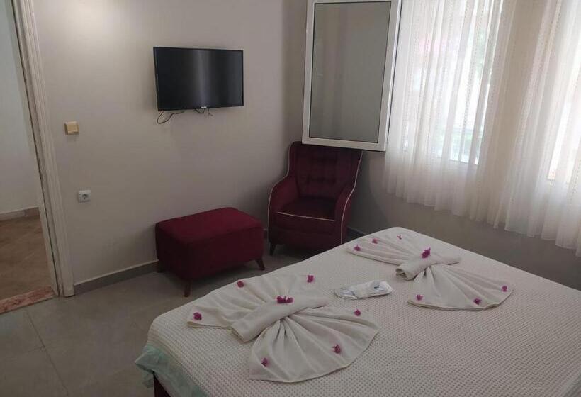 חדר סטנדרט עם טרסה, Bucak Apart Hotel Göcek & Beach