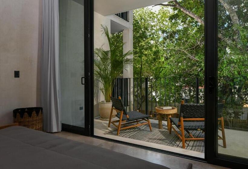 Büyük Çift Kişilik Yataklı Süit, Casa Agape Hotel Tulum With Beach Club Access