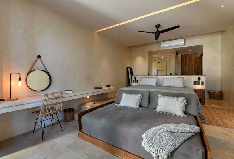 Deluxe Suite King Bed, Casa Agape Hotel Tulum With Beach Club Access