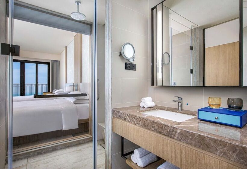 Pokój Standard 2 Łóżka Małżeńskie, Four Points By Sheraton Wuchuan, Loong Bay