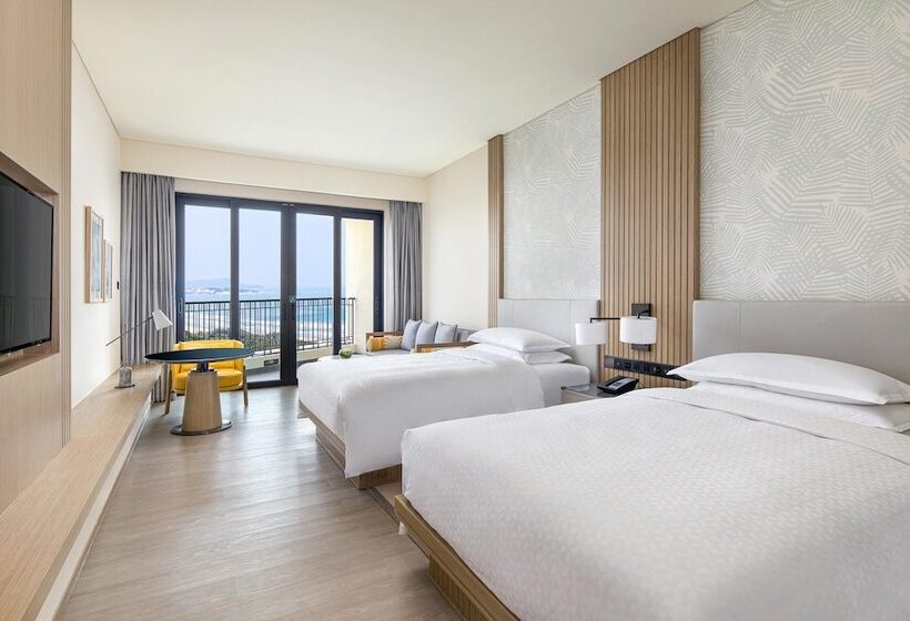 Pokój Standard 2 Łóżka Małżeńskie, Four Points By Sheraton Wuchuan, Loong Bay