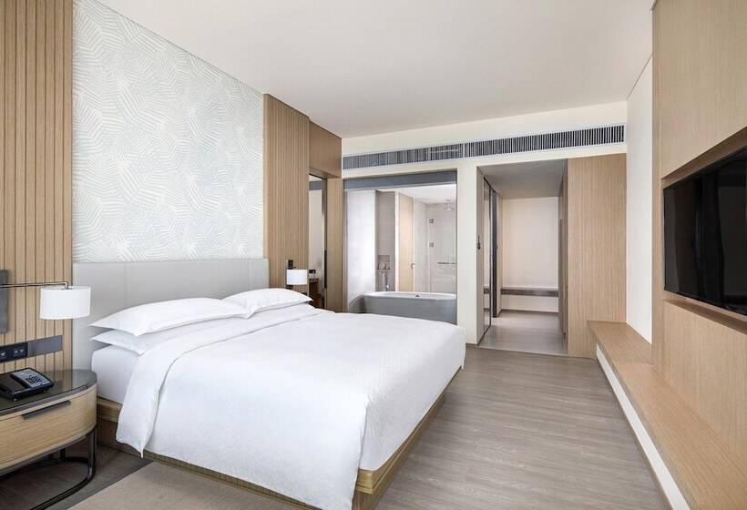Pokój Standard Łóżko Małżeńskie, Four Points By Sheraton Wuchuan, Loong Bay