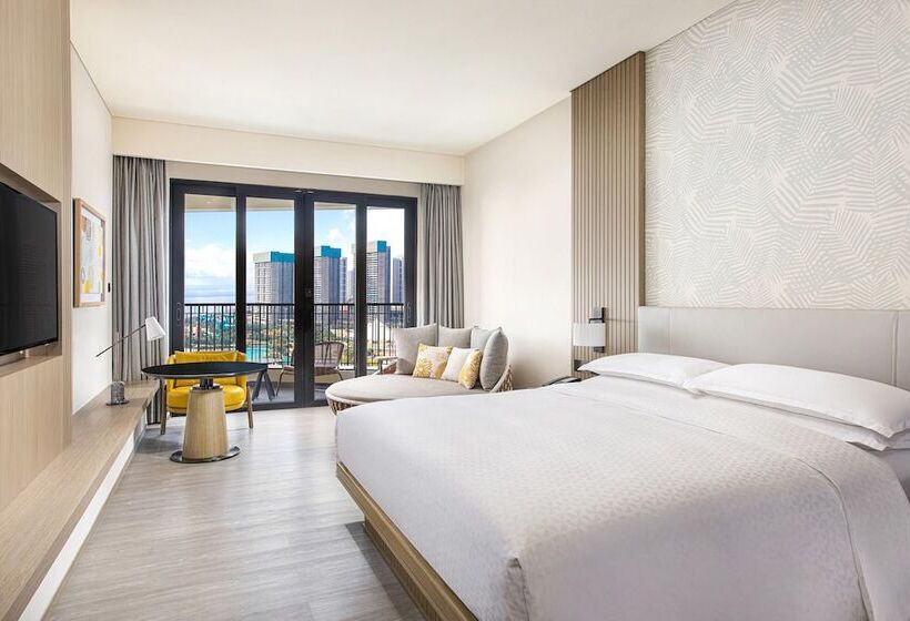 Pokój Standard Łóżko Małżeńskie Widok Morze, Four Points By Sheraton Wuchuan, Loong Bay