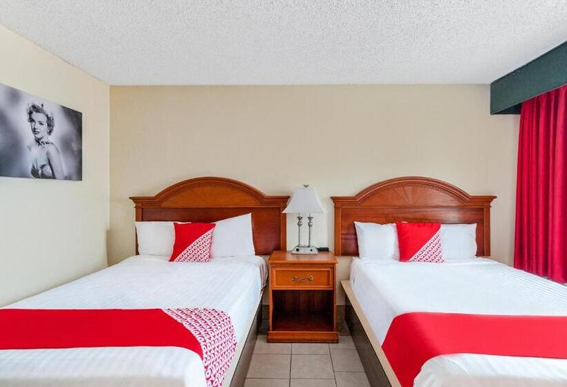 غرفه قياسيه سريرين مزدوجين, OYO Hotel San Antonio Lackland near Seaworld