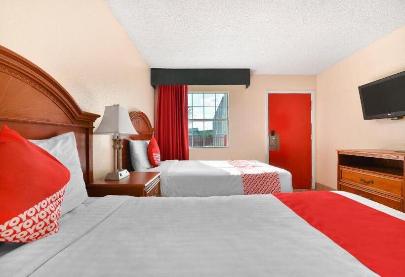 غرفه قياسيه سريرين مزدوجين, OYO Hotel San Antonio Lackland near Seaworld