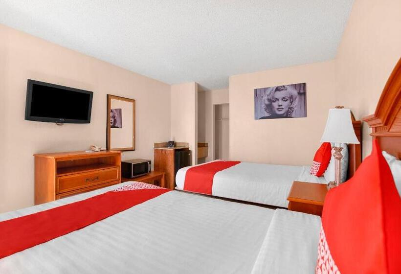 غرفه قياسيه سريرين مزدوجين, OYO Hotel San Antonio Lackland near Seaworld