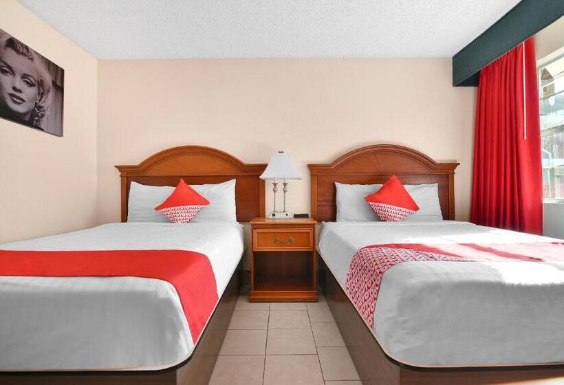 غرفه قياسيه سريرين مزدوجين, OYO Hotel San Antonio Lackland near Seaworld