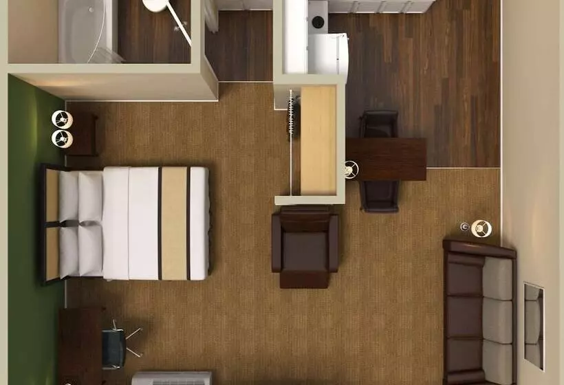 デラックススタジオ, Extended Stay America Suites  Columbus  Polaris