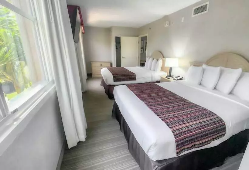 اتاق استاندارد با 2 تخت دوبل, The Palms Inn & Suites Miami, Kendall, Fl