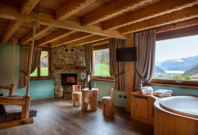 バスタブ付きスタンダードルーム, Agritur La Dasa