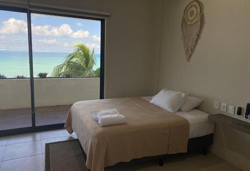 스탠다드 4인용 룸 바다전망, Cuxos Hotel Beachfront