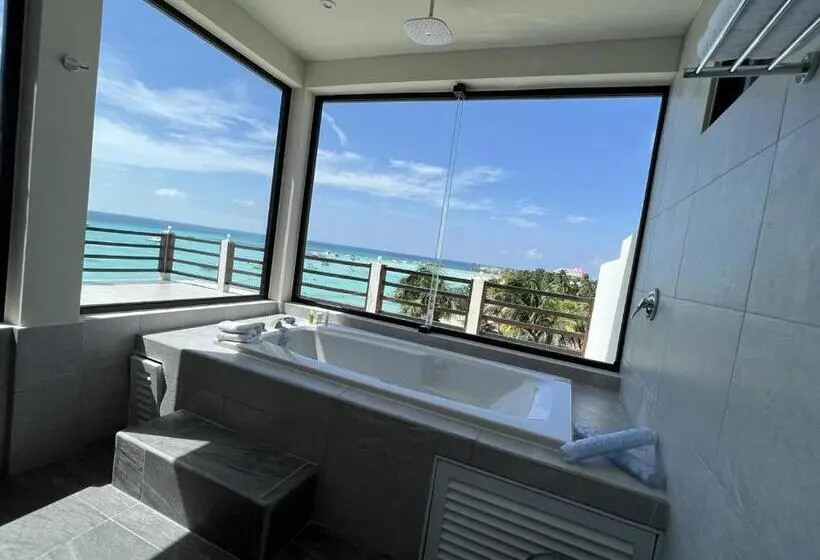 آپارتمان 1 خوابه با چشم‌انداز دریا, Cuxos Hotel Beachfront