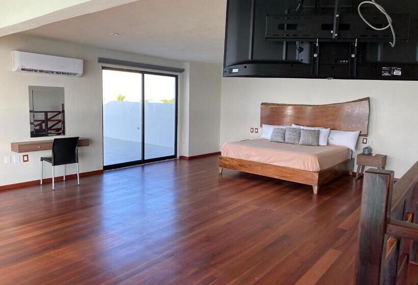 침실 1개 바다 전망 아파트, Cuxos Hotel Beachfront