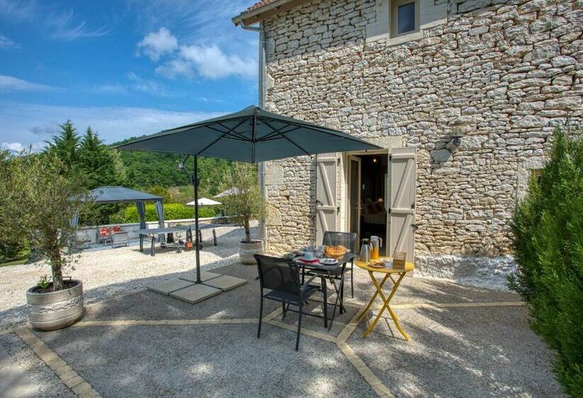 غرفة قياسية سرير كينج, Domaine Des Pierres Blanches   B&b