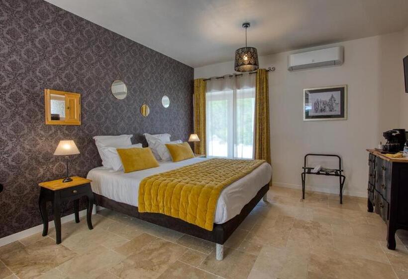 غرفة قياسية سرير كينج, Domaine Des Pierres Blanches   B&b