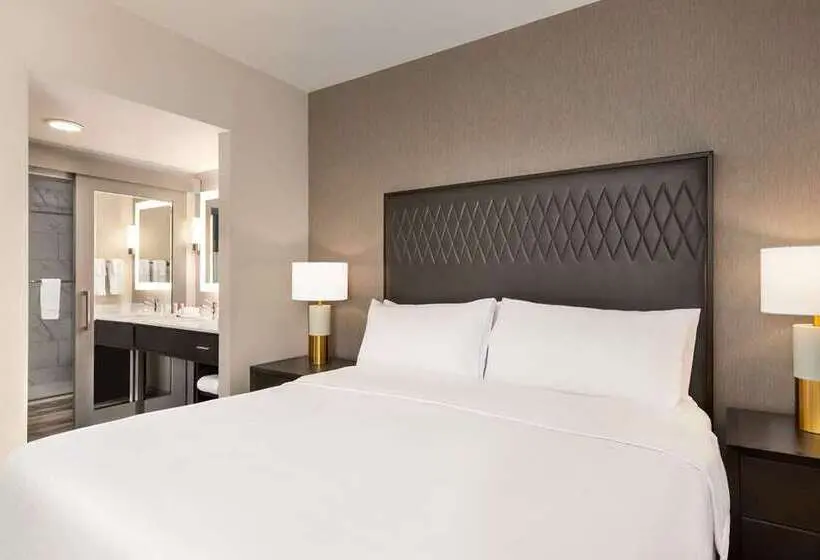 キングサイドベッドのスタンダードワンルーム, Home2 Suites By Hilton Carmel Indianapolis