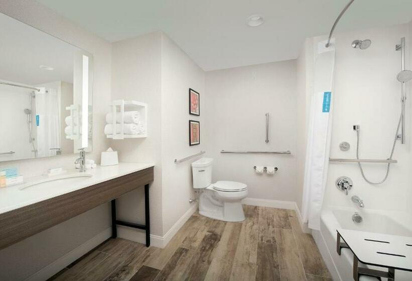 חדר סטנדרט מותאם לאדם עם מוגבלויות, Hampton Inn Boston Logan Airport Chelsea