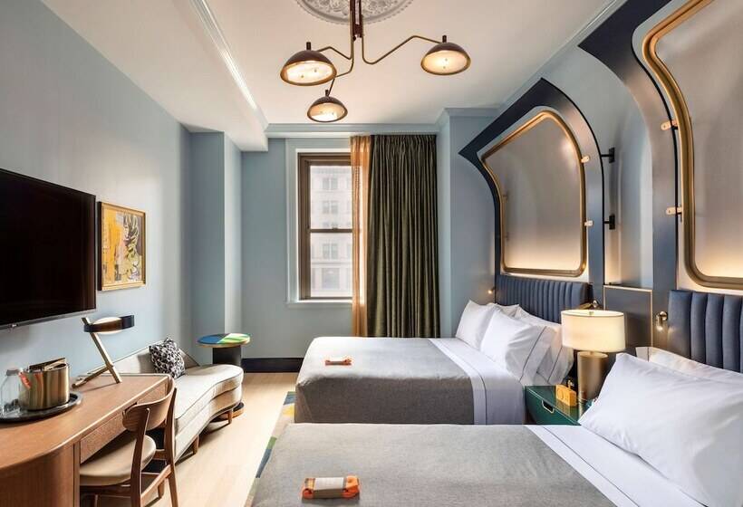 Номер Стандарт 2 Двуспальные Кровати, Canopy By Hilton Philadelphia Center City