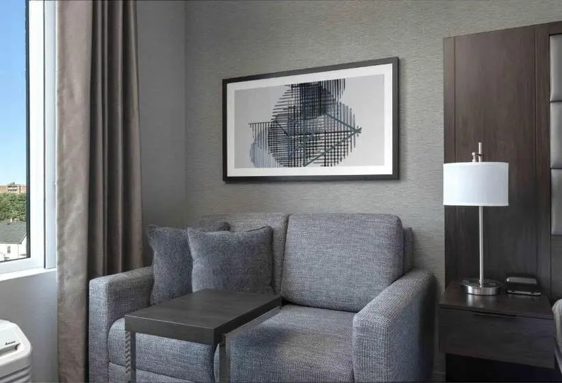 身障者適用キングサイズベッドルーム, Holiday Inn Express   Boston Logan Airport   Revere, An Ihg