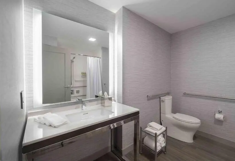 身障者適用キングサイズベッドルーム, Holiday Inn Express   Boston Logan Airport   Revere, An Ihg