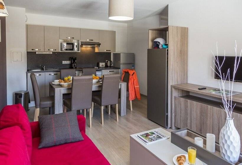 ２ベッドルームアパートメント, Résidence Prestige Odalys Front de Neige