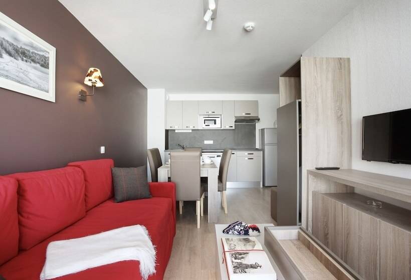 １ベッドルームのスーペリアアパートメント, Résidence Prestige Odalys Front de Neige
