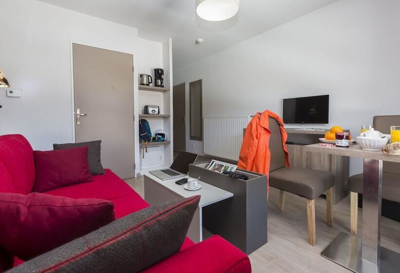 １ベッドルームのスーペリアアパートメント, Résidence Prestige Odalys Front de Neige