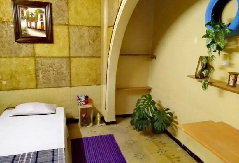 اتاق استاندارد با سرویس بهداشتی مشترک, Hostal Azul Puebla Barrio El Alto