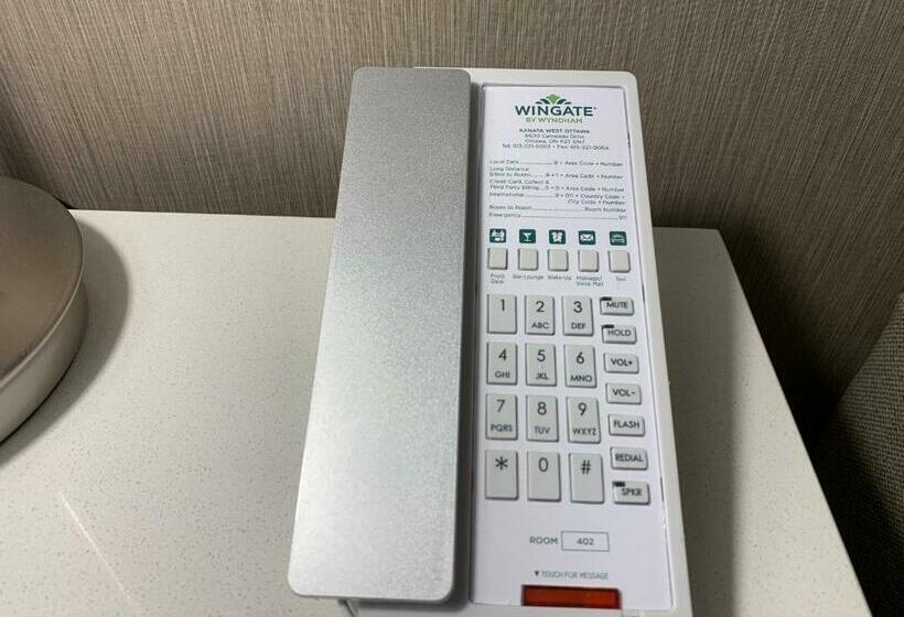 キングサイズベッドのデラックスルーム, Wingate By Wyndham Kanata West Ottawa