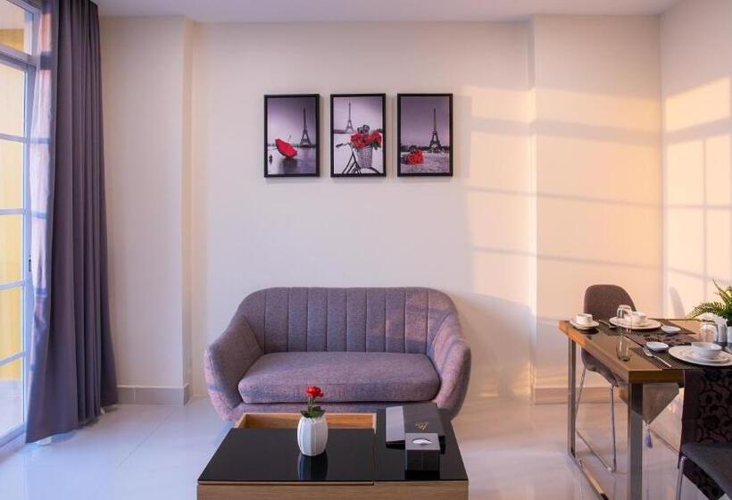 1 Sovrums Deluxe Lägenhet, Tk View Hotel & Apartment